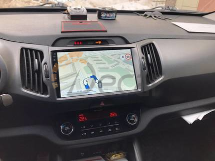 Автомагнитола 2DIN Kia Sportage 3 с 2010 по 2015 год с GPS навигацией
