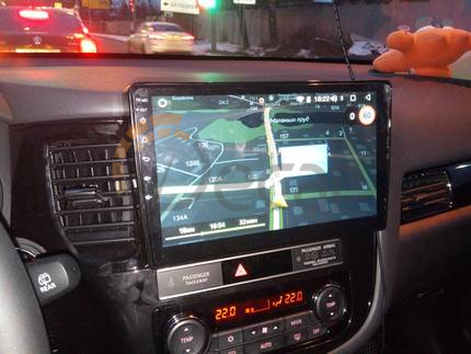 Автомагнитола 2DIN Mitsubishi Outlander 3 с 2012 по 2019 год с GPS навигацией