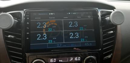 Автомагнитола 2DIN Mitsubishi Pajero Sport 3 с 2016 по 2018 год с GPS навигацией