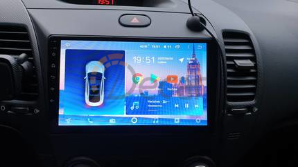 Автомагнитола 2DIN Kia Cerato с 2013 по 2018 год с GPS навигацией