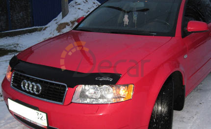 Дефлектор капота AUDI A4 (кузов 8Е,В6) с 2001-2005, VIP TUNING, AD08