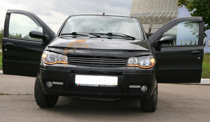 Дефлектор капота Fiat ALBEA c 2007, VIP TUNING, FT01