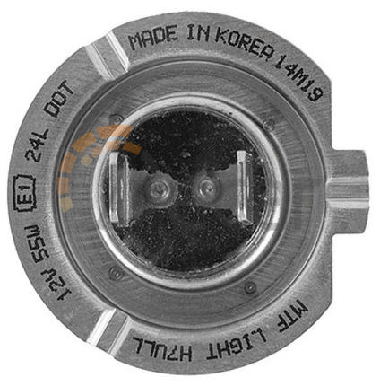 Лампы галогенные H7 (PX26d),12V, 55W, 4400K, TITANIUM, MTF Light, HTN1207